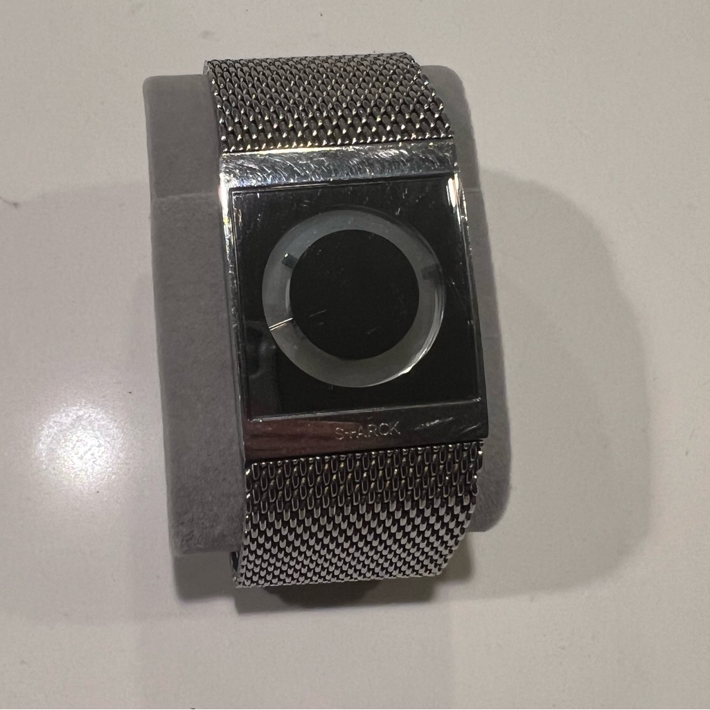 Philippe Starck Metallic Mesh Timepiece Philippe Starck Metallic Mesh Timepiece